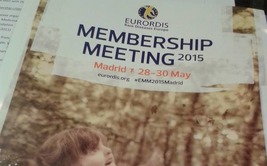 EURORDIS Membership meeting 2015 MADRID 28 - 30.5.2015