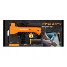 Set na oheň FISKARS sekera X5 + nůž + ostřič 1057913